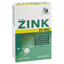 ZINK 25 mg tabletid, 120 tk