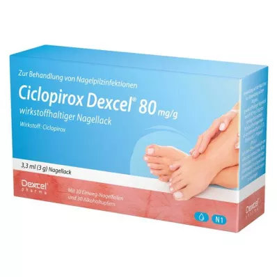 Ciclopirox Dexcel® 80 mg/g aktiivne küünelakk, 3,3 ml