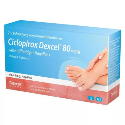 Ciclopirox Dexcel® 80 mg/g aktiivne küünelakk, 6,6 ml Ciclopirox Dexcel® 80 mg/g aktiivne küünelakk, 6,6 ml