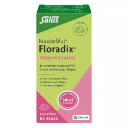 FLORADIX Raua foolhappe tabletid, 84 kapslit