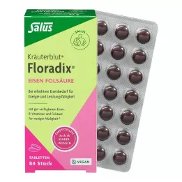 FLORADIX Raua foolhappe tabletid, 84 kapslit
