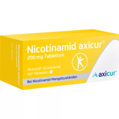 NICOTINAMID axicur 200 mg tabletid, 100 tk