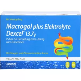 MACROGOL pluss elektrolüüdid Dexcel 13,7 g PLE, 10 tk
