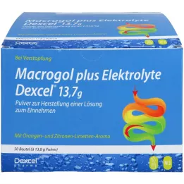 MACROGOL pluss elektrolüüdid Dexcel 13,7 g PLE, 50 tk