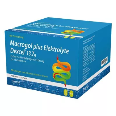 Makrogool pluss elektrolüüdid Dexcel 13,7 g Ple, 50 tk
