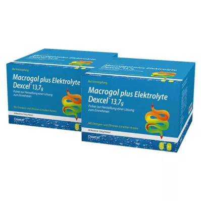 Makrogool pluss elektrolüüdid Dexcel 13,7 g Ple, 100 tk Makrogool pluss elektrolüüdid Dexcel 13,7 g Ple, 100 tk