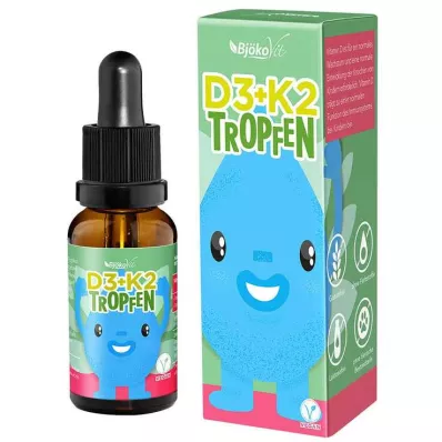 Vitamiin D3 + K2 lastetilgad, 10 ml