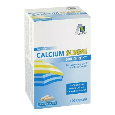Calcium Sun 500 kapslit, 120 tk