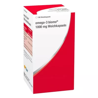 Omega-3 Biomo 1000 mg pehmekapslid, 100 tk