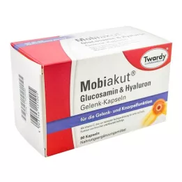 MOBIAKUT Glükosamiin &amp; Hyaluron liigesekapslid, 90 tk