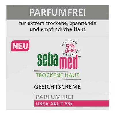 SEBAMED Kuivale nahale mõeldud lõhnavaba näokreem, 50 ml