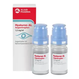 HYALURON AL Silmatilgad 1,5 mg/ml, 2X10 ml