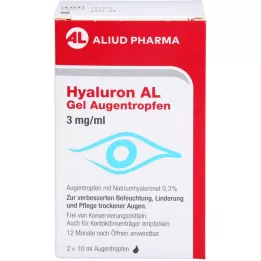 HYALURON AL Silmatilgad 3 mg/ml, 2X10 ml