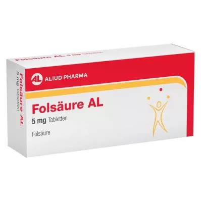 FOLSÄURE AL 5 mg tabletid, 20 tk