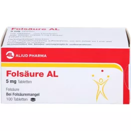 FOLSÄURE AL 5 mg tabletid, 100 tk