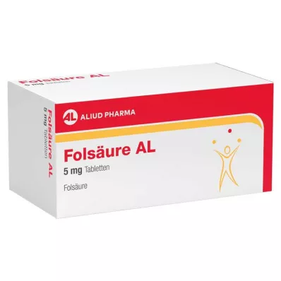 FOLSÄURE AL 5 mg tabletid, 100 tk FOLSÄURE AL 5 mg tabletid, 100 tk