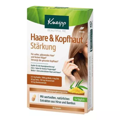 KNEIPP Juuste &amp; peanahka tugevdavad kapslid, 30 tk