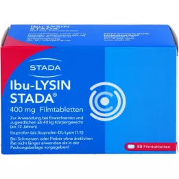 IBU-LYSIN STADA 400 mg õhukese polümeerikattega tabletid, 50 tk
