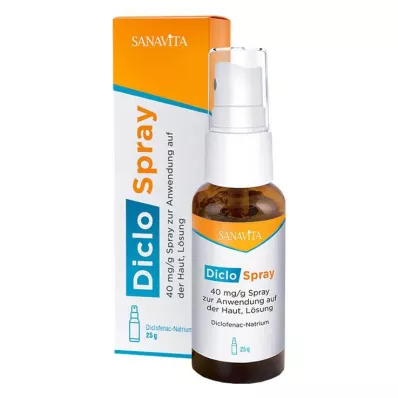 DicloSpray 40 mg/g nahale kasutamiseks, 25 g DicloSpray 40 mg/g nahale kasutamiseks, 25 g