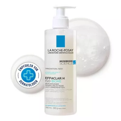 La Roche Posay Effaclar H Iso-Biome puhastuskreem, 390 ml