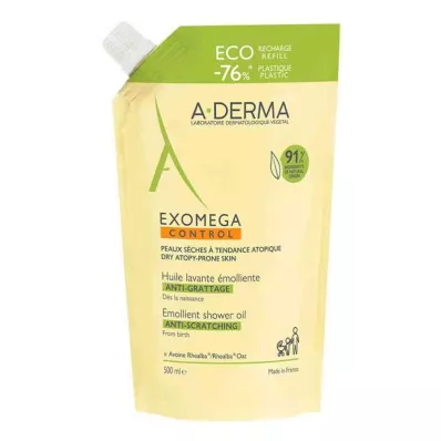 A-derma Exomega Control dušiõli täiteaine (500 ml)
