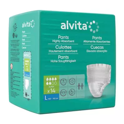 Alvita Inkontinentsipüksid super suured, 14 tk