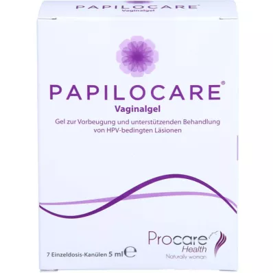 PAPILOCARE Vaginaalgeel, 7X5 ml