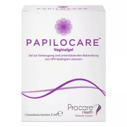 PAPILOCARE Vaginaalgeel, 7X5 ml