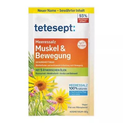 Tetesepti meresoola lihaste liikumine & (80 g) Tetesepti meresoola lihaste liikumine & (80 g)