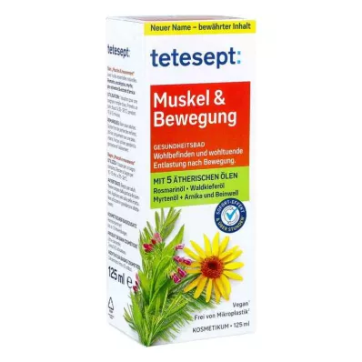 Tetesept Muscle &amp; liikumisvann (125 ml)