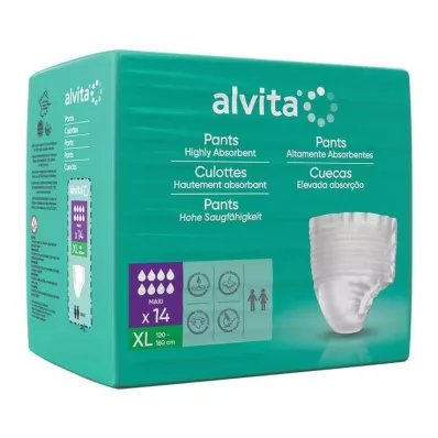 Alvita Inkontinentsipüksid maxi xl, 14 tk Alvita Inkontinentsipüksid maxi xl, 14 tk