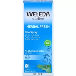 WELEDA Herbal Fresh Deo Spray Salvei, 100 ml