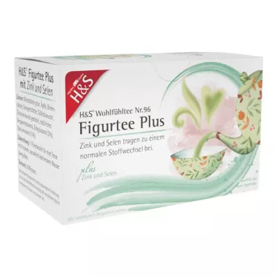 H&S Figure Tea Plus tsingi ja seleeni filtrikotiga, 20X1,5 g H&S Figure Tea Plus tsingi ja seleeni filtrikotiga, 20X1,5 g