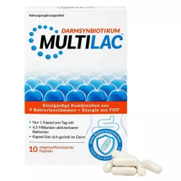 MULTILAC Intestinaalsed sünbiootilised enteroossed kapslid, 10 tk