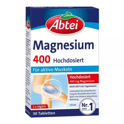 Abbey Magnesium 400 suures annuses tabletid, 30 tk