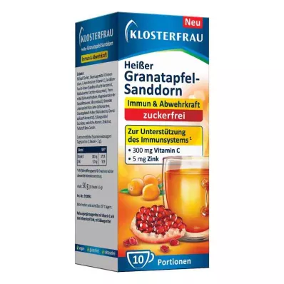 Klosterfrau kuum granaatõun astelpaju suhkruvaba (10x5 g)