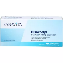 BISACODYL SANAVITA 10 mg suposiit, 6 tk