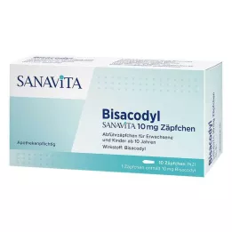 BISACODYL SANAVITA 10 mg suposiit, 10 tk