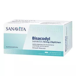 BISACODYL SANAVITA 10 mg suposiit, 30 tk