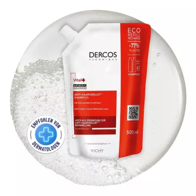 Vichy Dercos Vital šampoon amineksiiliga, 500 ml