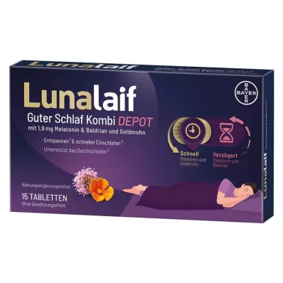 LUNALAIF Good Sleep Combi Depot tabletid, 15 tk