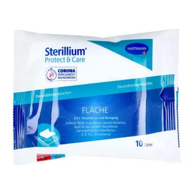 Sterillium Protect & Care pindade desinfitseerivad salvrätikud (10 tükki) Sterillium Protect & Care pindade desinfitseerivad salvrätikud (10 tükki)