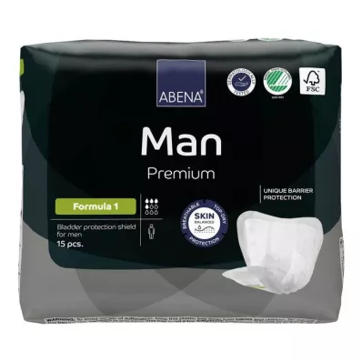Abena Man Premium vormel 1 sisetallad, 15 tk