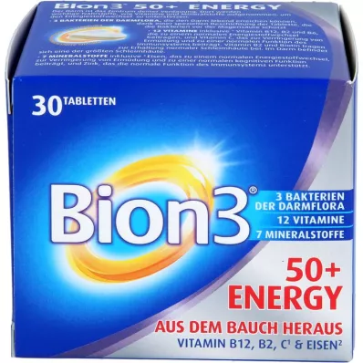 BION3 50+ energiatabletid, 30 tk