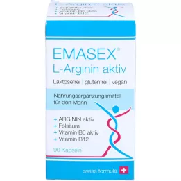 EMASEX L-arginiini aktiivsed kapslid, 90 kapslit