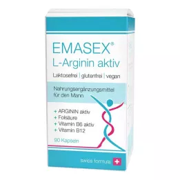EMASEX L-arginiini aktiivsed kapslid, 90 kapslit