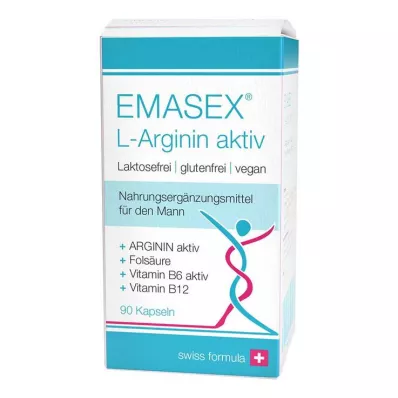 Emasex L-Arginine aktiivkapslid, 90 tk
