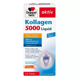 DOPPELHERZ Kollageen 5000 vedelikupulgad, 14X10 ml