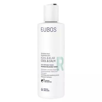 Eubos Cool &amp; läbipaistev punetusevastane tooner, 200 ml