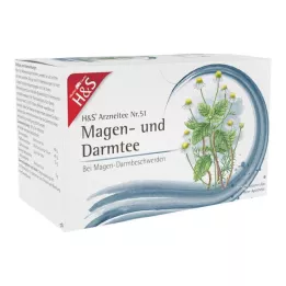 H&amp;S Mao ja soolestiku tee filtrikott, 20X2.0 g